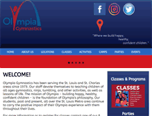 Tablet Screenshot of olympiadgymnastics.org